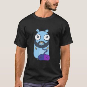 Gopher gamer. Golang T Shirt