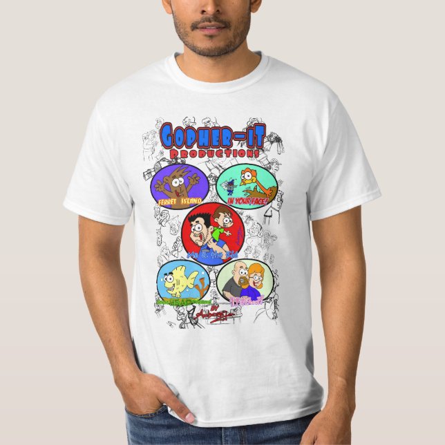 Gopher-Honom produktioner Tee (Framsida)