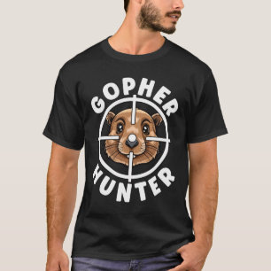 Gopher Hunter Crosshairs Trap Hunting T Shirt
