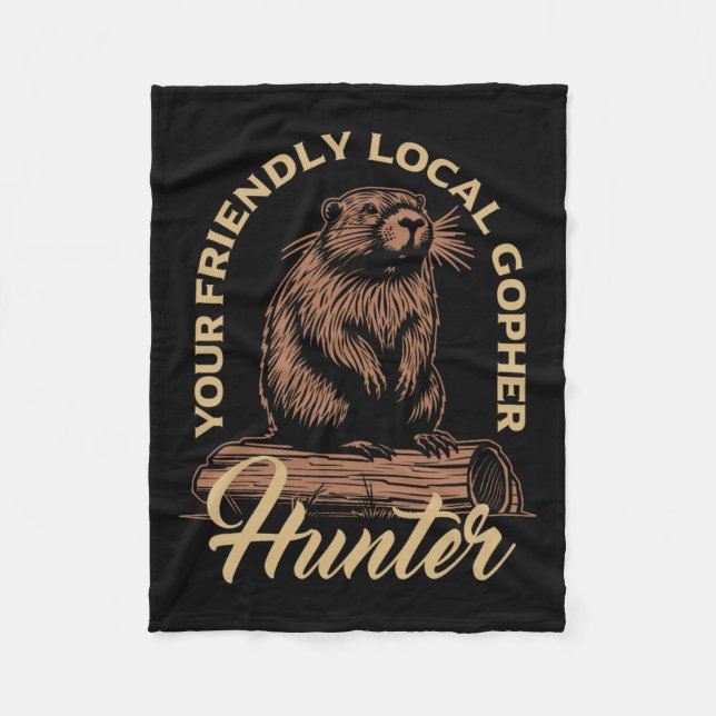 Gopher Hunter Gear Utrustning Essentials Gopher Sl Fleecefilt (Framsidan)