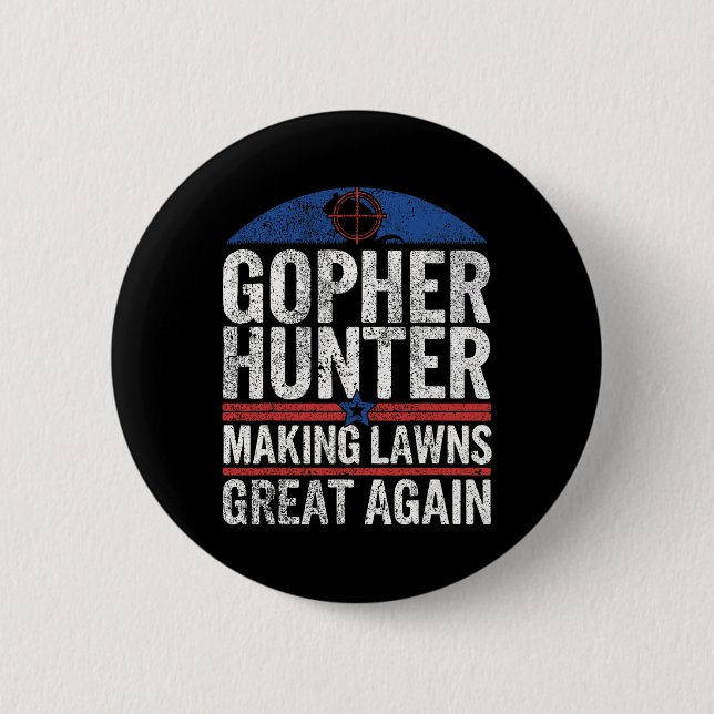 Gopher Hunter Skapar Lawns Underbar I Gopher Hunti Knapp (Framsida)