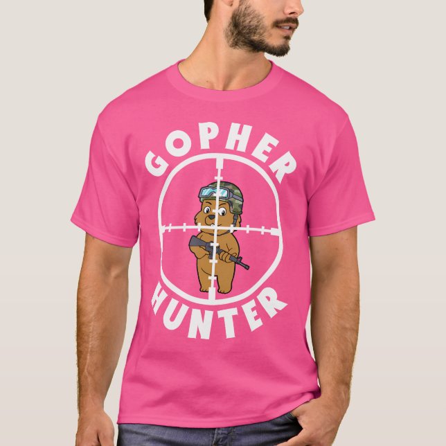 Gopher Hunter T Shirt (Framsida)
