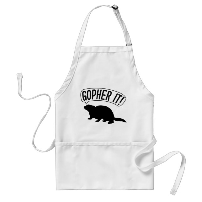Gopher It Förkläde (Framsidan)