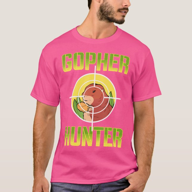 Gopher Landscaping Gopher Hunter T Shirt (Framsida)