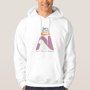 Gör 2025 till ditt tillväxtår hoodie
