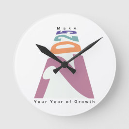 Gör 2025 till ditt tillväxtår rund klocka
