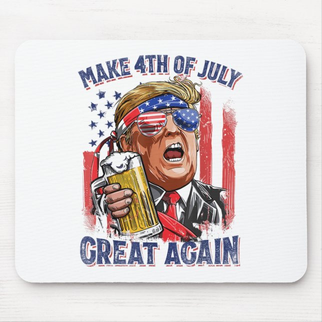 Gör 4:e juli Underbar igen, roligt Trump Manar Dri Musmatta (Framsidan)