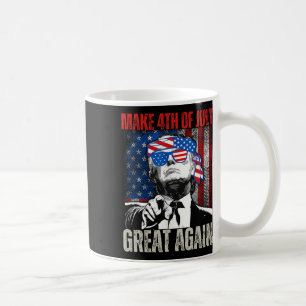Gör 4 juli fantastiskt igen rolig Trump amerikansk Kaffemugg