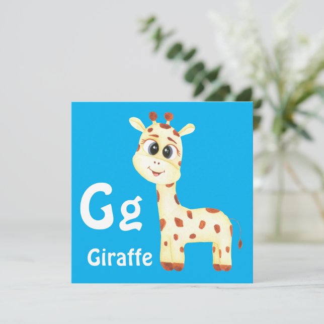 Gör ABC personlig: Brev G - lägg till ditt namn (Stående Fram)