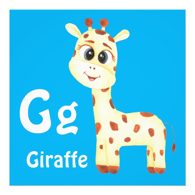 Gör ABC personlig: Brev G - lägg till ditt namn Fototryck (Framsidan)