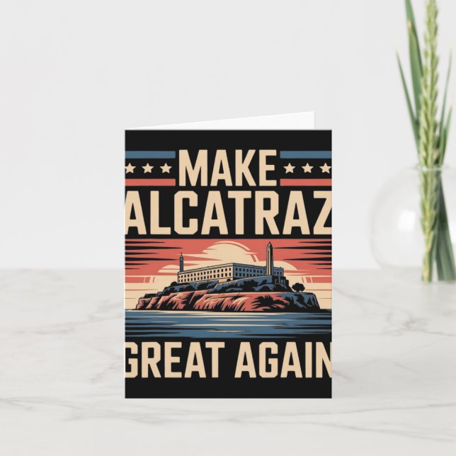 Gör Alcatraz Underbar igen Trump 1 Kort (Framsida)