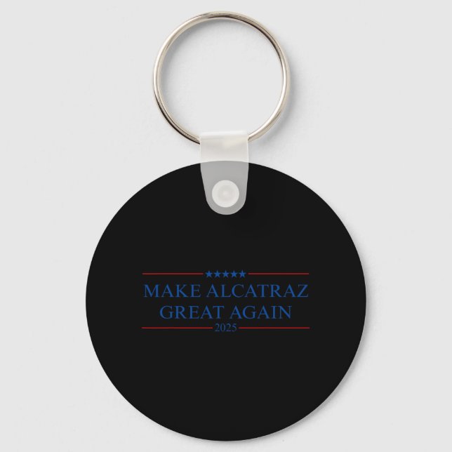 Gör Alcatraz Underbar igen-trump Nyckelring (Framsida)