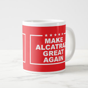 Gör Alcatraz Underbart igen, roligt Pres Donald Tr Jumbo Mugg