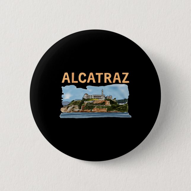 Gör Alcatraz Underbart igen, roligt Trump Alcatraz Knapp (Framsida)