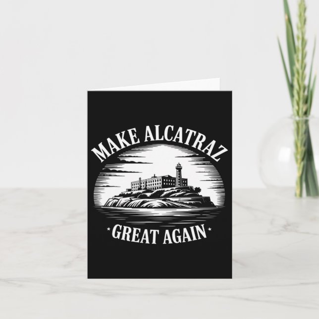 Gör Alcatraz Underbart igen Trump 3 Kort (Framsida)