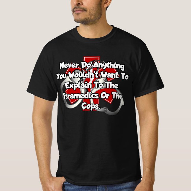 Gör aldrig något du inte vill förklara... t shirt (Framsida)