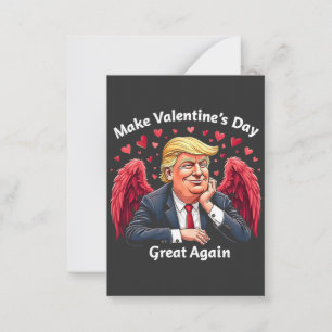 Gör Alla Hjärtans Dag Stort Igen Trump-anhängare Anteckningskort