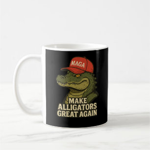 Gör Alligatorer Stora Igen – Klassisk MAGA Alligat Kaffemugg