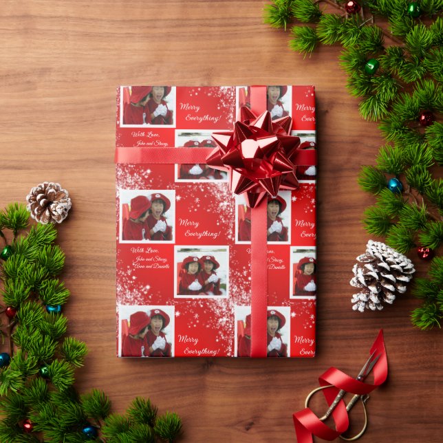 Gör allt! - 2 Foton, Personlig Presentpapper (Julgåva)