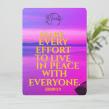 "Gör allt för att leva i fred med