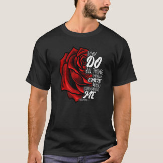 Gör allt Sak genom Kristus Stengthth 6 T Shirt
