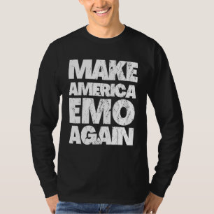 GÖR AMERICA EMO AGAIN Goth Emo US T Shirt
