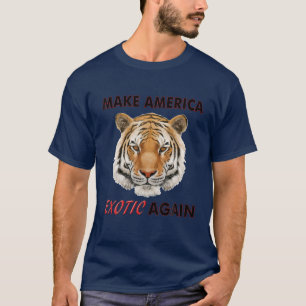 GÖR AMERICA EXOTIC IGAIN JOKE FUNNY TIGER T SHIRT