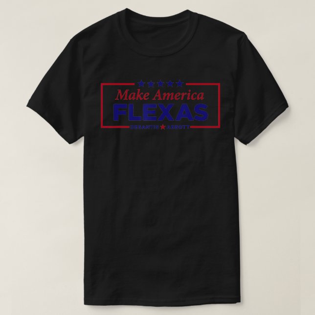 Gör America Fleas 2024 Desantis Abbott T Shirt (Design framsida)