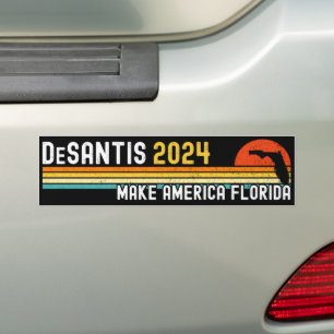 Gör America Florida Ron DeSantis 2024 Bildekal