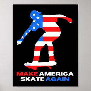 GÖR AMERICA SKATE AGAIN 50-50grind Edition Poster