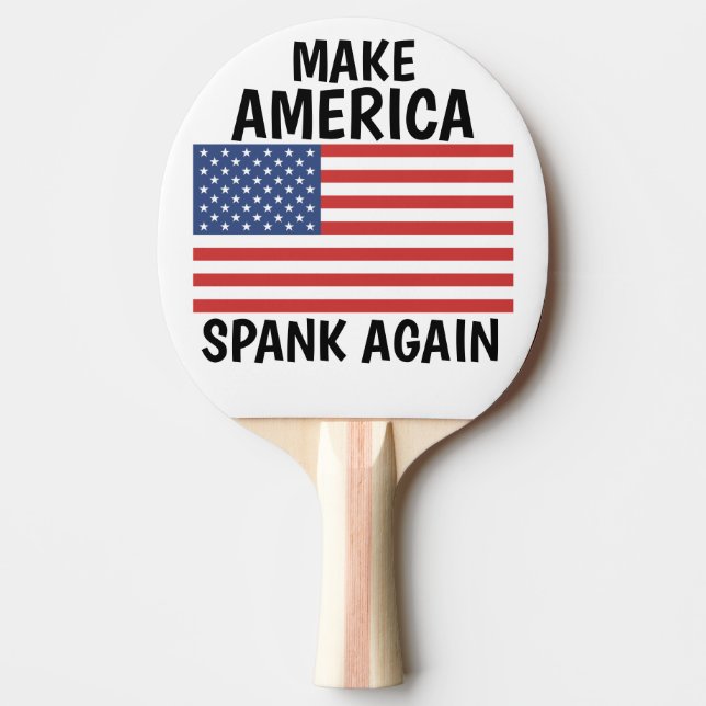 GÖR AMERICA SPANK IGEN SPANKING PADDLES PINGISRACKET (Framsidan)