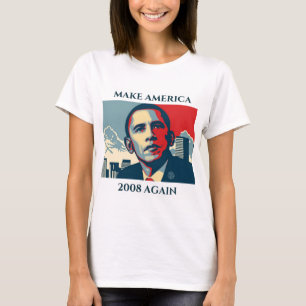 Gör Amerika 2008 igen Obama T-tröja Tee