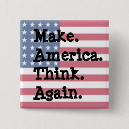 Gör Amerika att tänka igen, den Anti trumfhumorn Knapp