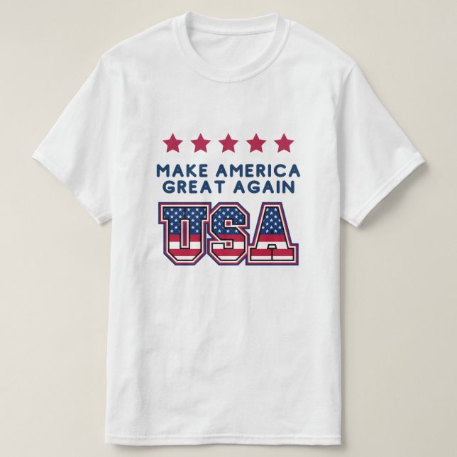 Gör Amerika bra igen USA T Shirt (Design framsida)