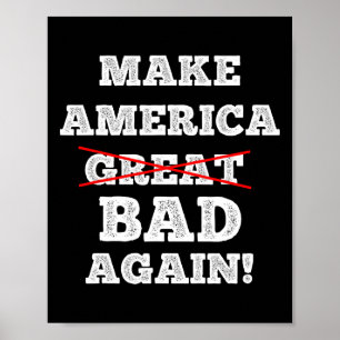 Gör Amerika Byd Igen Roligt Trump Citerar Glad 4e Poster