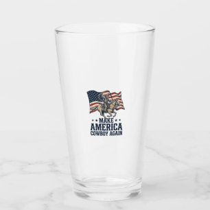 Gör Amerika Cowboy Igen Patriotisk Västra Tröja_ Glaskopp