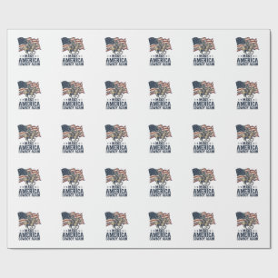 Gör Amerika Cowboy Igen Patriotisk Västra Tröja_ Presentpapper