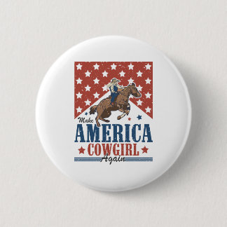 Gör Amerika Cowgirl igen Knapp