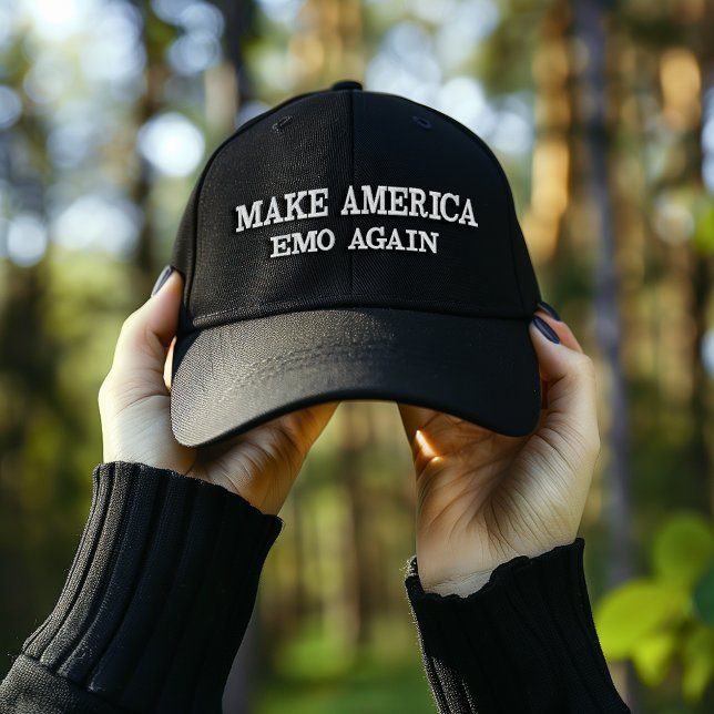 GÖR AMERIKA EMO IGEN BRODERAD KEPS (Skapare uppladdad)