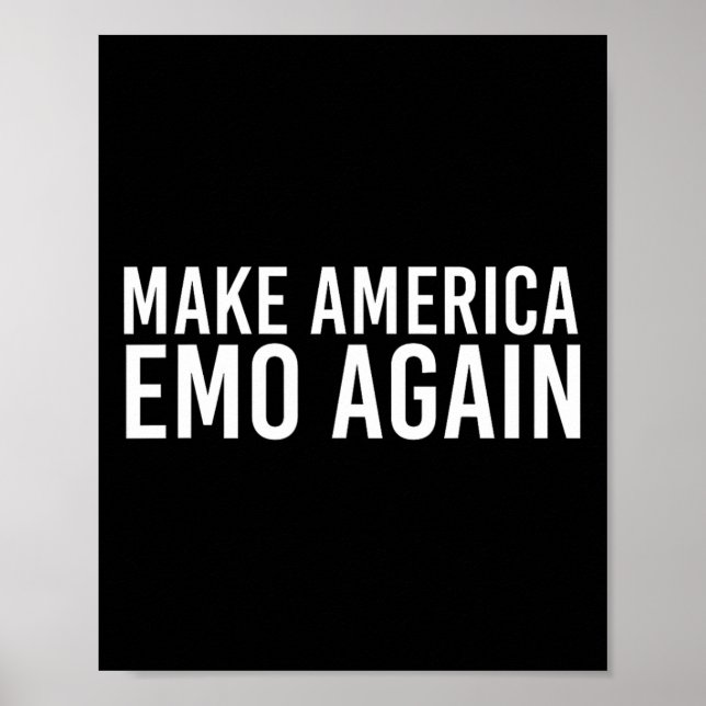 Gör Amerika Emo Igen Roligt Goth Oss Presentidé 2  Poster (Framsidan)