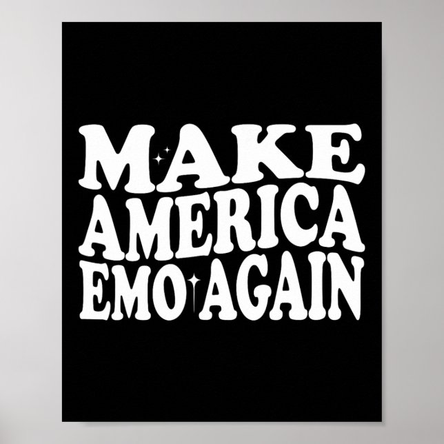 Gör Amerika Emo till en ny fin Goth-USA Poster (Framsidan)