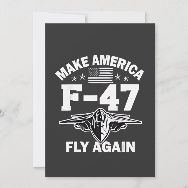 Gör Amerika F-47-flyg igen 4 juli Inbjudningar (Framsida)