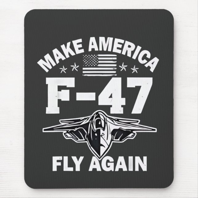 Gör Amerika F-47-flyg igen 4 juli Musmatta (Framsidan)