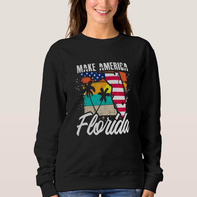 Gör Amerika Florida 1 T Shirt (Framsida)