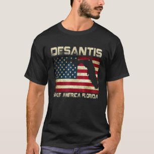 Gör Amerika Florida, DeSantis 2024 Val Vinta T Shirt