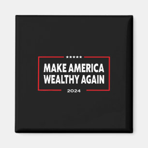 Gör Amerika förmöget igen Donald Trump 2024  Magnet
