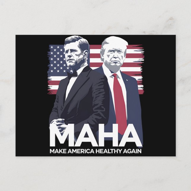 Gör Amerika friskt igen Vykort (Framsida)