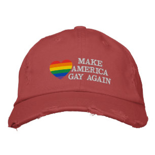 Gör Amerika Gay igen Broderad Keps