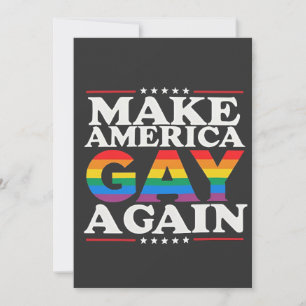 Gör Amerika Gay igen till HBT-Pride månad Julkort