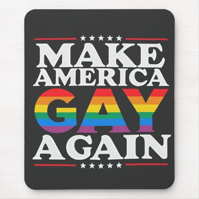 Gör Amerika Gay igen till HBT-Pride månad Musmatta (Framsidan)